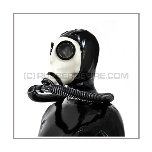 Deluxe Z56 gasmask-zipperhood-system PROTECT-Z with ringtube-set and rebreathing-bag